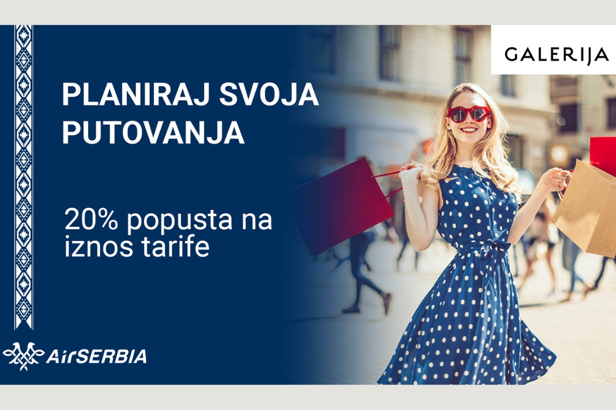 Er Srbija: Poslednji dan ponude 20% popusta na avio-karte