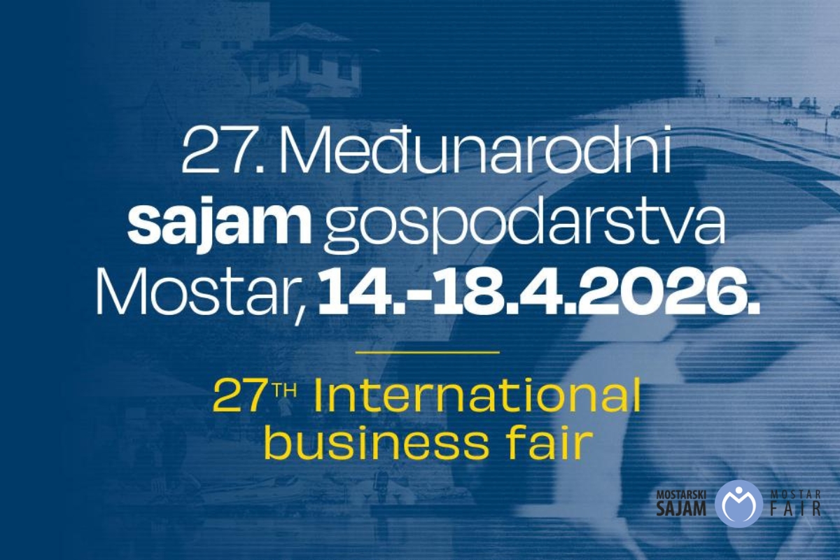 Mostar 2026 sajam gospodarstva – najava 27. međunarodnog biznis sajma sa fokusom na B2B susrete