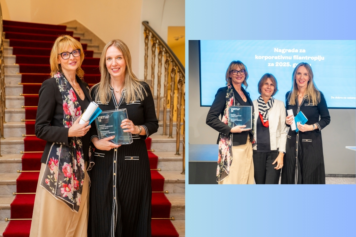 Banca Intesa: VIRTUS nagrada za korporativnu filantropiju i doprinos zajednici