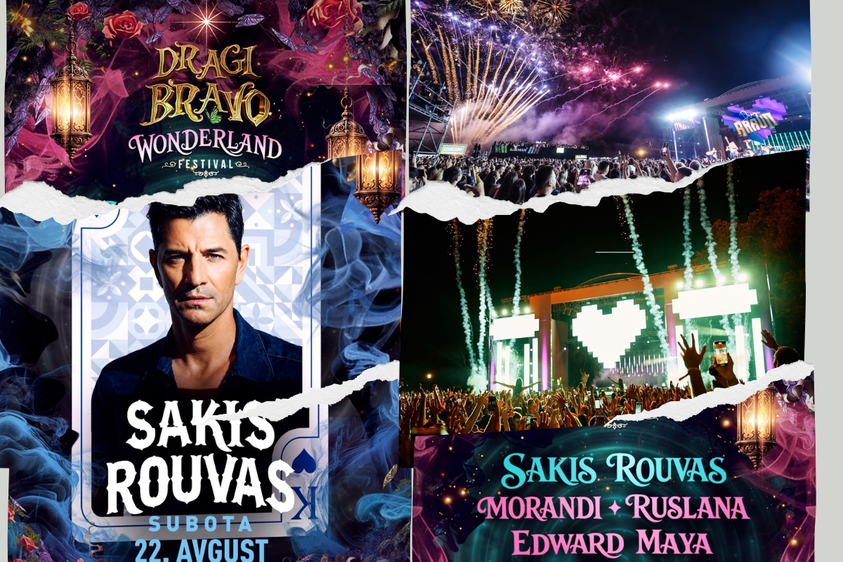 Dragi Bravo Festival na Ušću u Beogradu sa Sakisom Rouvasom